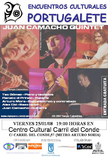 JUAN CAMACHO QUINTETO Jazz en Portugalete
